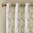 Brooklyn Geometric Sheer Grommet Single Curtain Panel-1551541663-1551541651