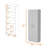 White 5-Shelf Storage Pantry Cabinet