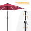 Parasol de marché lumineux 90 po Davinna-866289793