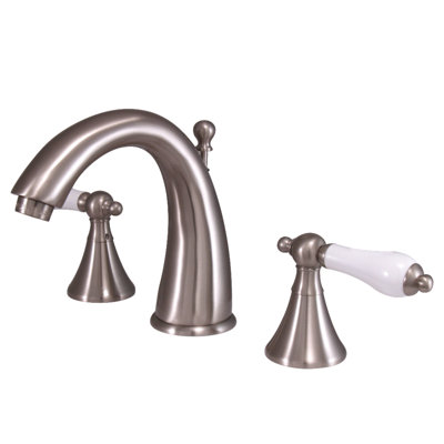 Robinet de salle de bain à large entraxe avec drain St. Regis