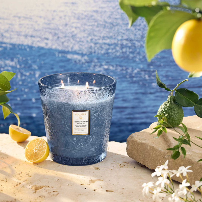 Mediterranean Lemon 3W Hearth Candle