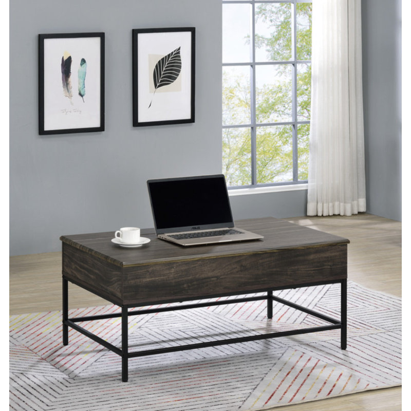 Table basse à plateau relevable l 39 po Cliff