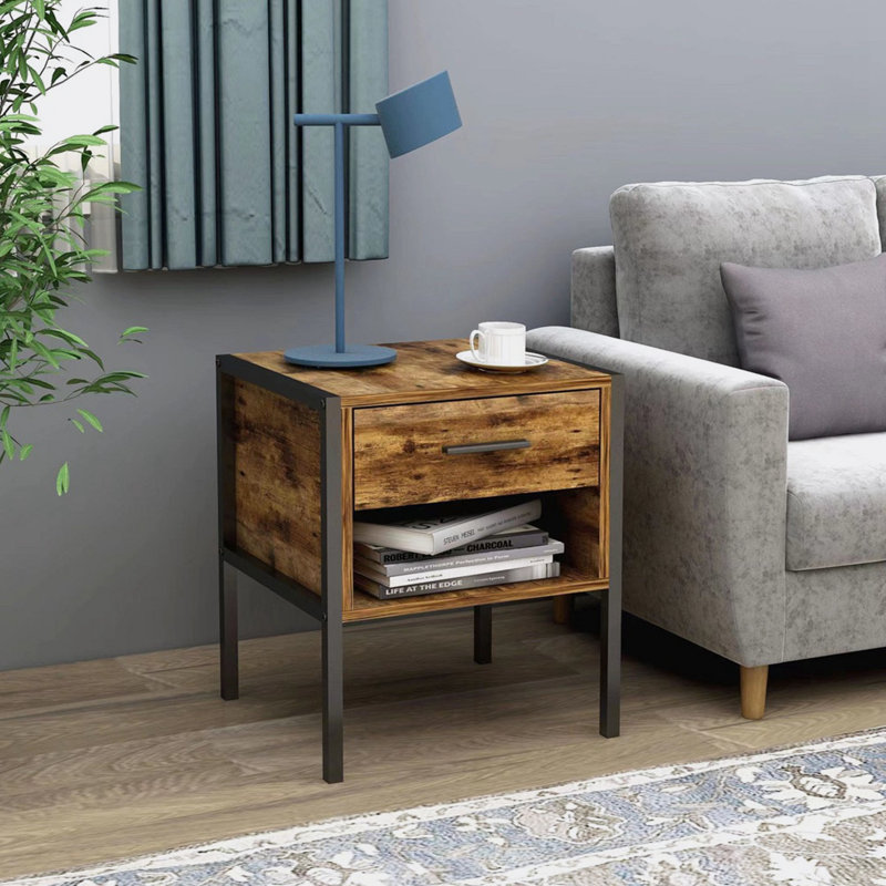 Johst 16.93 " W Steel Nightstand