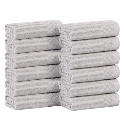 Juras Ribbed Cotton Washcloth Set