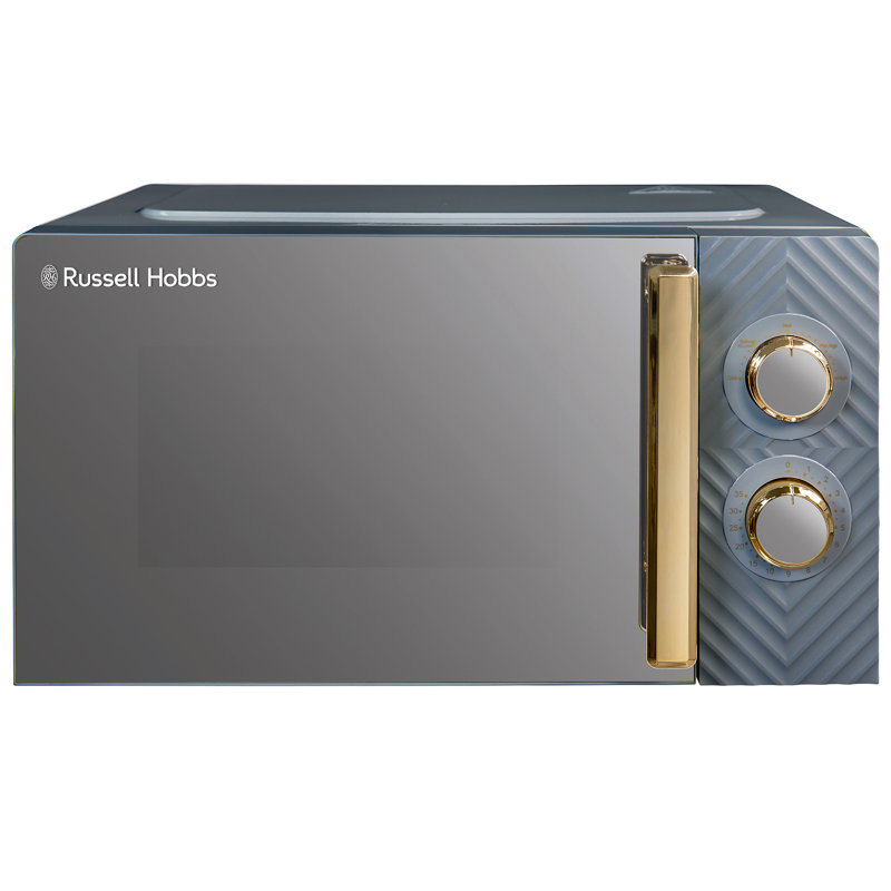 Russell Hobbs RHMM723B Compact Solo Manual Groove Microwave, Grey