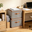 Ensemble de 2 bacs de rangement pliables avec couvercle et poignée avant, panier de rangement en tissu de grande capacité pour les vêtements, la literie, les serviettes, les livres et les articles divers, boîte de rangement empilable pour la chambre à coucher, le placard, le salon-908230011
