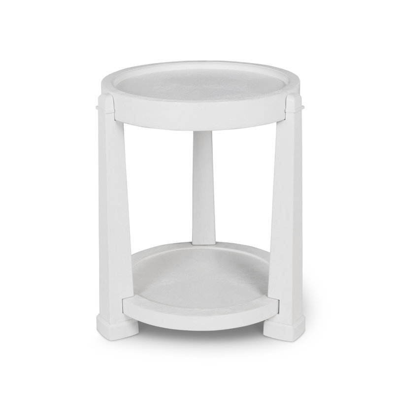 Tortola End Table, Whitewash