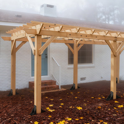 8-Pack Heavy Duty Pergola Corner Brackets, 6" x 6" (15cm x 15cm) Metal Triangle Corner Brace