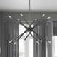 Poco 12 Light Metal Dimmable Sputnik Chandelier