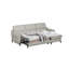 Falkirk Leather Corner Sofabed-169230810-169230812
