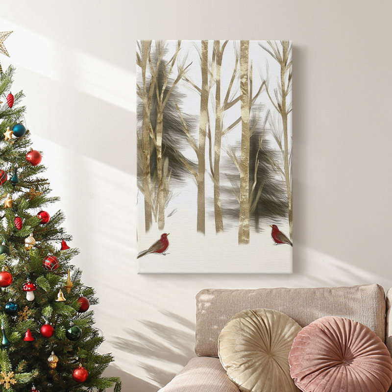 Art des Fêtes de Noël - Toile tendue avec châssis CCDII, H 36 po x l 24 po