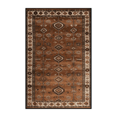 Machine Washable Turkish Brown Area Rug