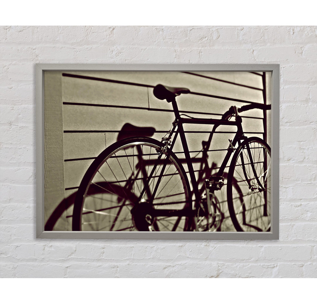 Vintage Schwinn Bike - Einzelbildrahmen Kunstdrucke auf Leinwand