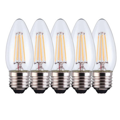 5W E27 Dimmable LED Candle Light Bulb