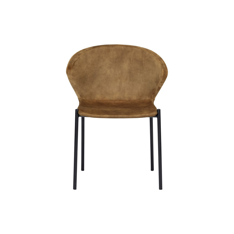 Upholstered Dining Chair, Gold