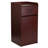 Sony 36-Gal. Wood Commercial Grade Tray Top Trash Receptacle-9892237