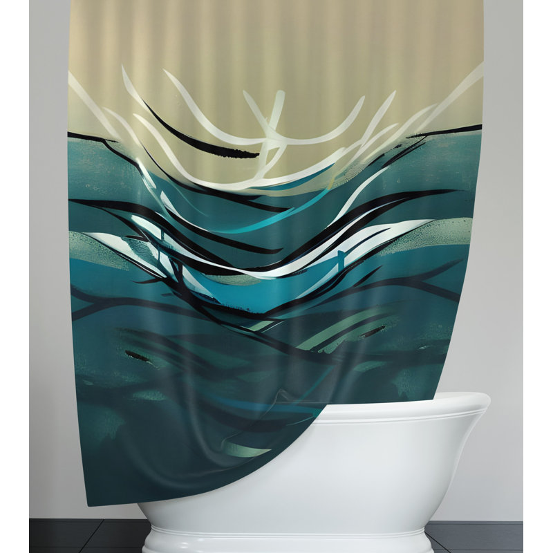 Rideau de douche Clasien, H 72 po x l 70 po