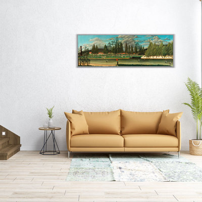 View Of The Quai d' Asnieres - Canvas Print Wall Art