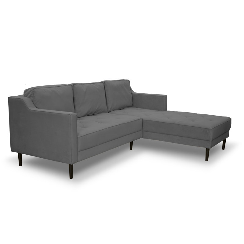 4 Seater Sofa Bed, Right Hand Facing, Dark Grey