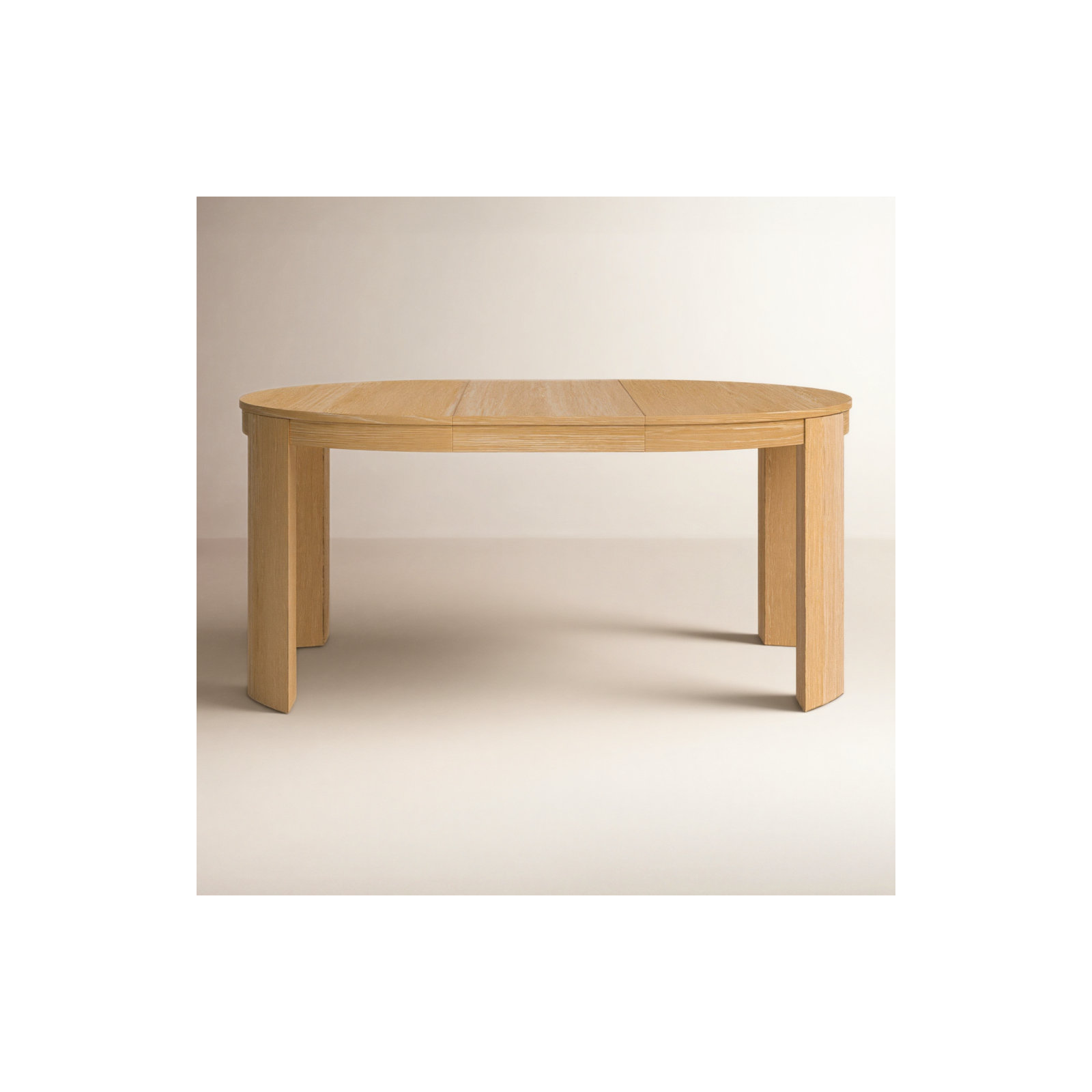 Payton 48" Round Extendable Dining Table, Natural