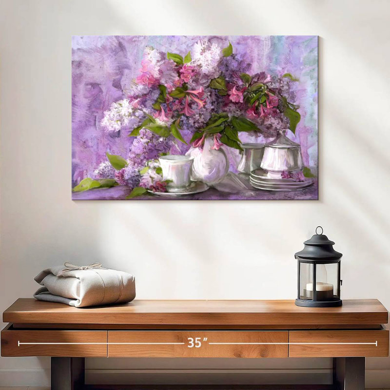 Fleur de lilas Harnek, H 16 po x l 24 po