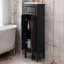 Meuble-lavabo de salle de bain avec lavabo supérieur, armoire de rangement moderne avec 2 portes à fermeture douce et tablette réglable-27276790