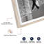 «Waiting for Waves I Shadowbox Print», art mural par Notoriart, cadre en chêne naturel, 20 x 24-129532735-129532733