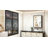 Cyrille Recessed & Surface Framed Medicine Cabinet with Mirror and Shelves-860957903-860957902