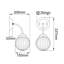 Brycen Steel Armed Sconce