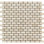 Crema Marfil 5/8" X 1 1/4" Baby Brick Marble Look Floor And Wall Mosaic