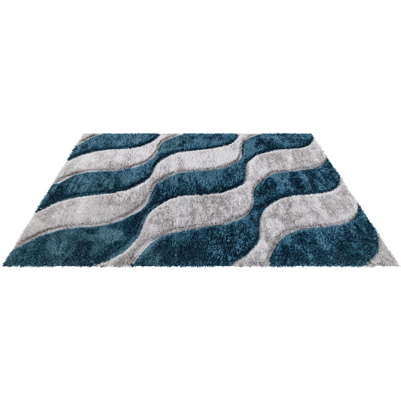 Abstract Area Rug, Rectangle 3'11" x 5'7"