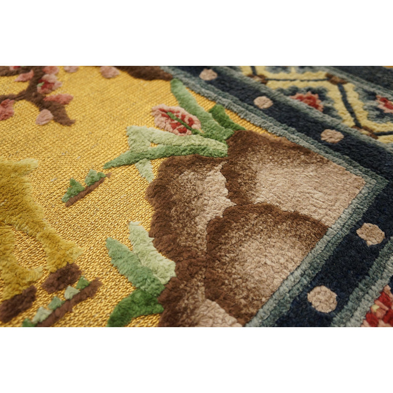Hand Knotted Silk Area Rug