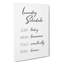 Laundry Schedule - Wrapped Canvas-61882015