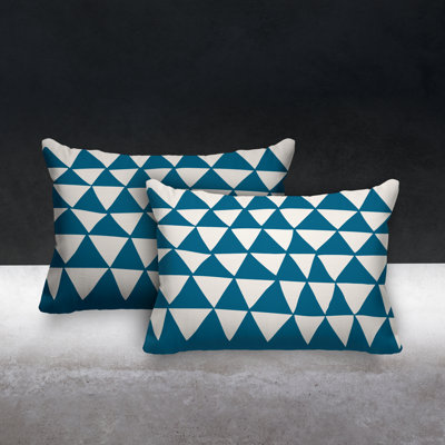 No Decorative Addition Outdoor Reversible Throw Pillow