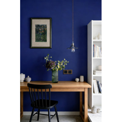 Removable Peel And Stick Wallpaper, Self-Adhesive Contact Paper For Walls And Furniture, Navy Blue Decorative Wall Covering, Waterproof And Easy To Clean, Renter Friendly