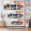 «Mount Fuji and Cherry Blossom», art mural tendu sur toile, ensemble d'inspiration japonaise (ensemble de 3)-1231741116