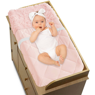 Floral Rose Changing Pad Cover