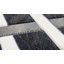 Tapis abstrait abstrait épais et sculpté à la main à motif géométrique moderne 80016 noir 5 x 7-1901563511