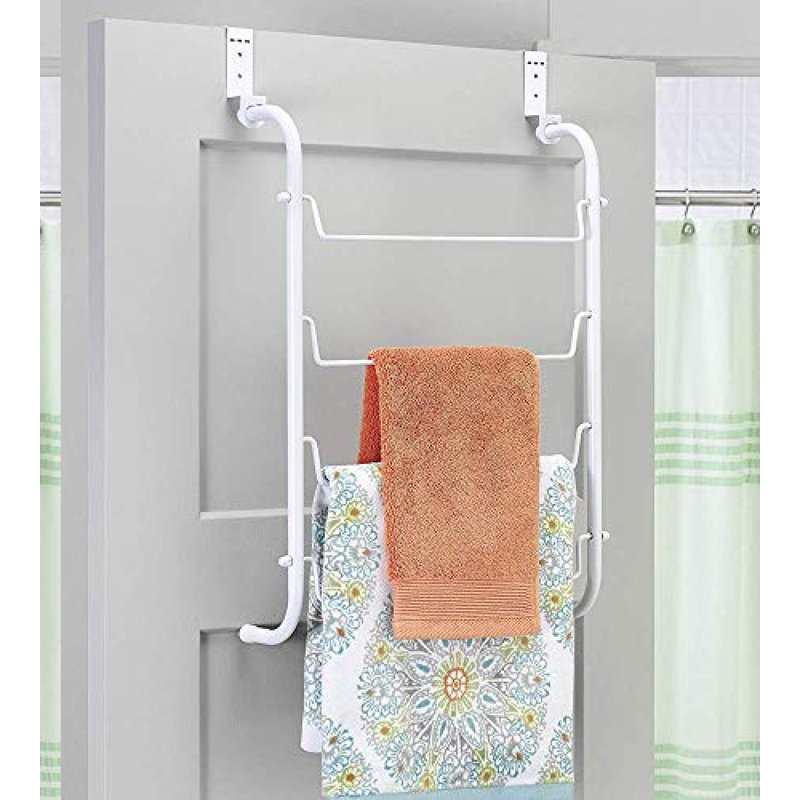 Porte-serviettes blanc SpaceSaver - de taille moyenne