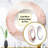 Prevesk Pink Delicate Abstract Marble I - Marble Mirror, Modern Round Unique Wall Mirror, Printed Metal Art-1220135879