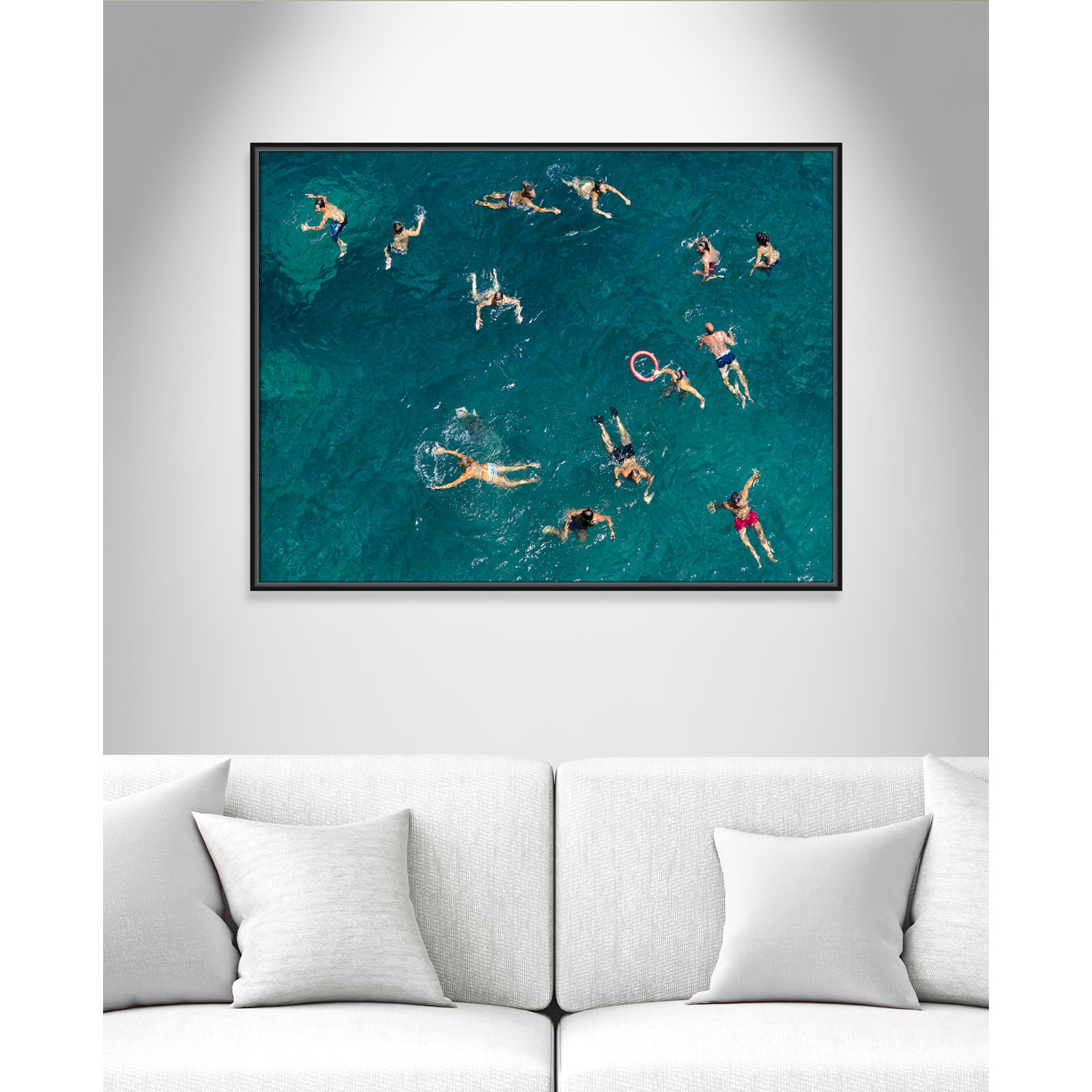 Tonti - Photograph Print, Black Framed Canvas, 31.5" H x 41.5" W x 2" D