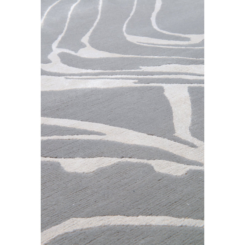 Flow Ice Round Area Rug, Round 8'