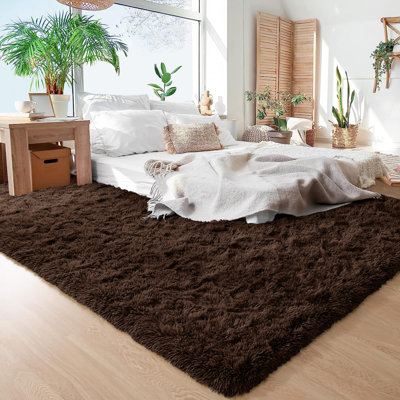 Venuti Solid Colour Shag Area Rug
