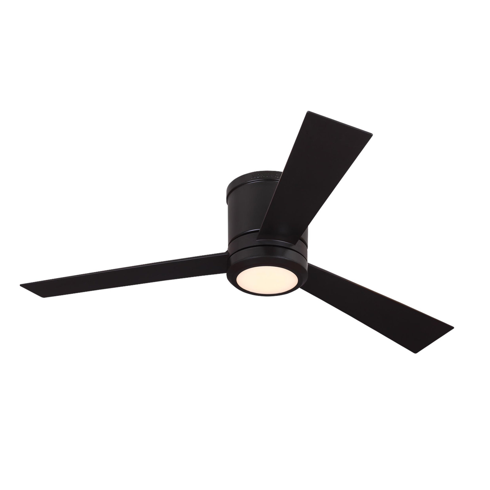 Rodrick Ceiling Fan with LED Light Kit, 52", Midnight Black