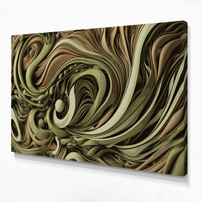 Art mural sur toile Biomorphic Abstraction 95