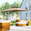Parasol excentré 10 pi avec base Outsunny-1065259257