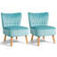 Fauteuil de chambre en velours de 21 po de largeur Tisdale-1063840876