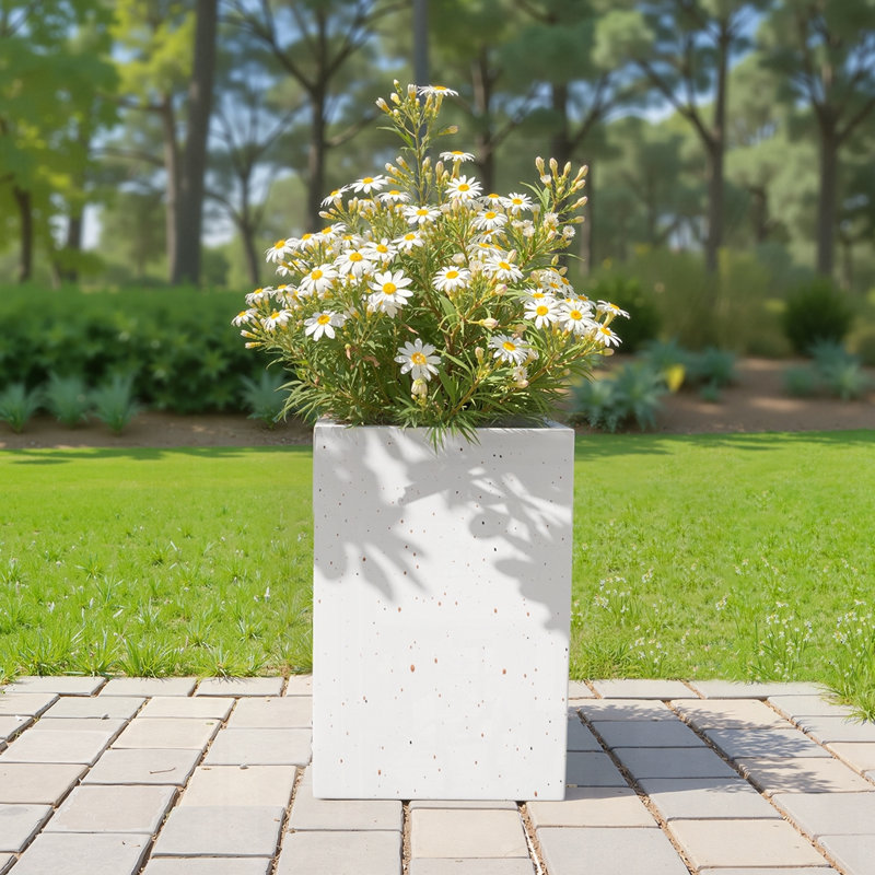 Boîte à fleurs rectangulaire faite à la main MGO