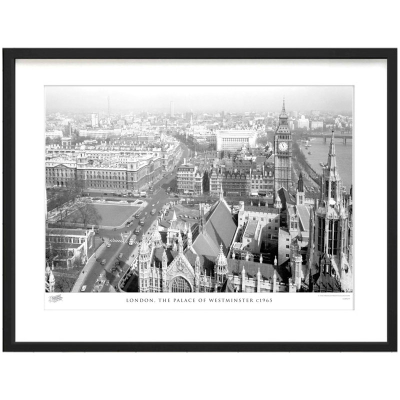 London, The Palace Of Westminster C1965 by Francis Frith - Single Picture Frame Print, 40cm H x 50cm W x 2.3cm D