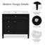 Meuble-lavabo simple 36 po avec lavabo 36 po, 2 tiroirs, tiroir escamotable et rangement pour porte-1517975373-1527623441